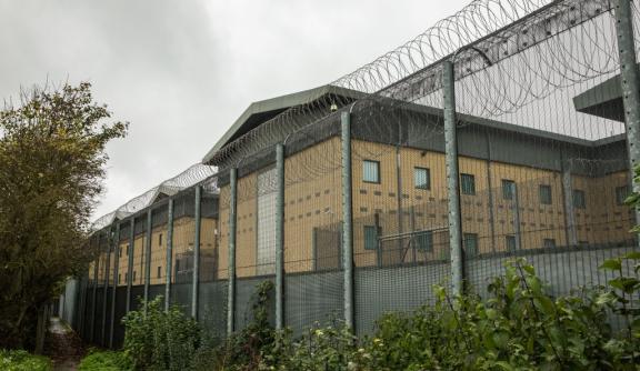 Outdoor immigration detention centre